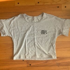 Elephant crop top